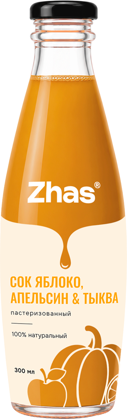 ZHAS сок яблоко, апельсин и тыква